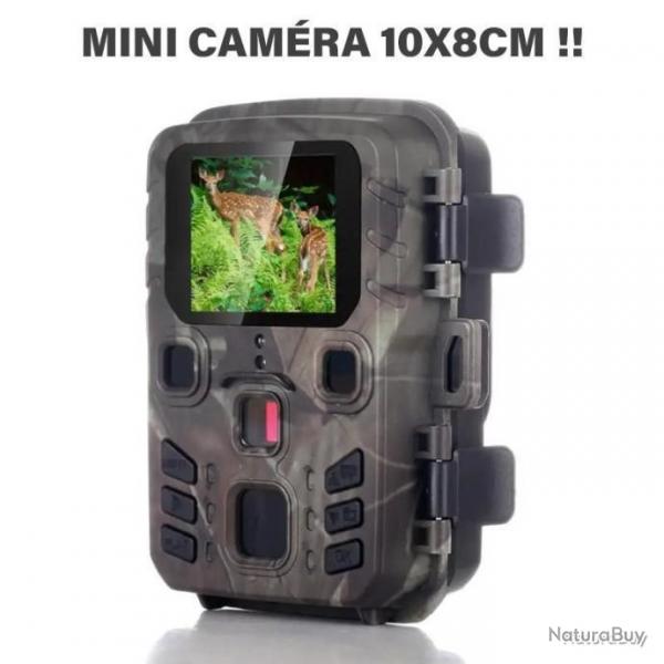 CAMRA DE CHASSE INRAROUGE CAMOUFLAGE ULTRA COMPACTE - IP66 - 1080P/20MP