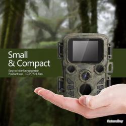 CAMÉRA DE CHASSE INRAROUGE ULTRA COMPACTE - 20MP/1080P - IP66 - LIVRAISON GRATUITE