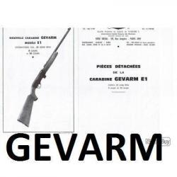 éclaté GEVARM E1 (envoi par mail) - VENDU PAR JEPERCUTE (m1918)