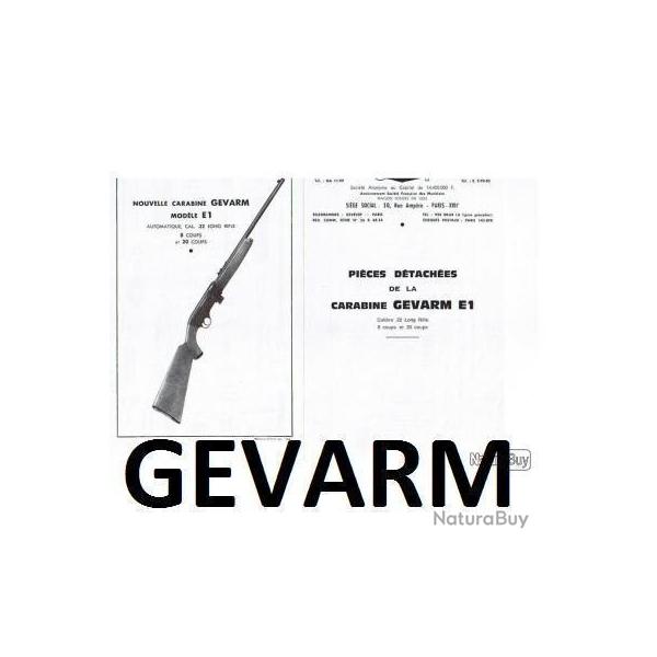 clat GEVARM E1 (envoi par mail) - VENDU PAR JEPERCUTE (m1918)