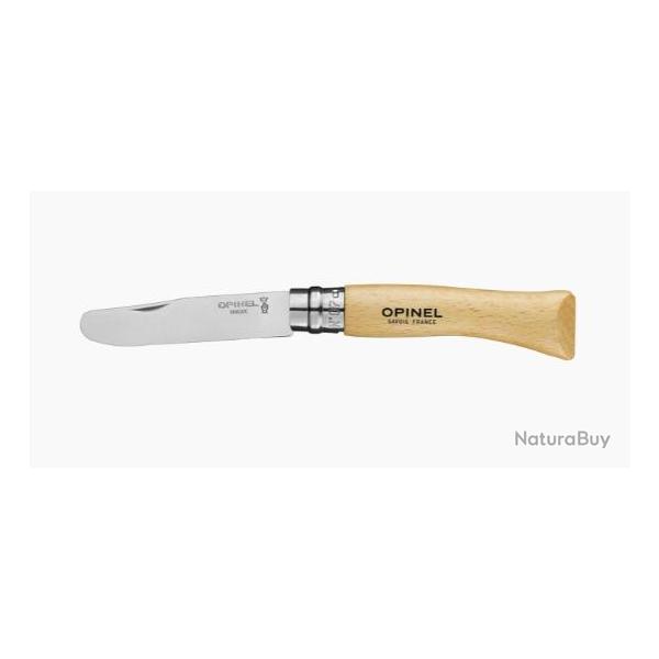 COUTEAU PLIANT OPINEL N7 BOUT ROND Bois