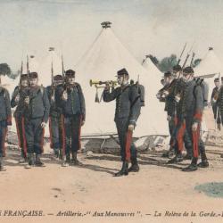 3 cartes postales anciennes de la série "L'armée française" - n°84, 85 et 86 Artillerie