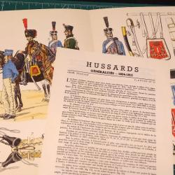 HUSSARDS GENERALITES 1804.1812,  N°22 LUCIEN ROUSSELOT 1962, PREMIER EMPIRE