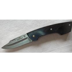Couteau Artisanal - Loup des Cévennes Ebène