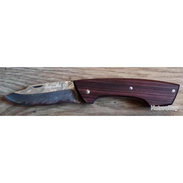 Couteau Artisanal - Loup des Cvennes - Bois de Violette