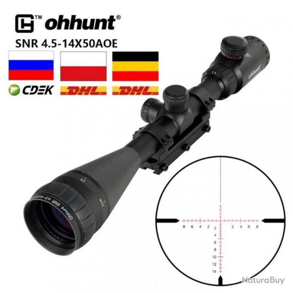 Ohhunt Lunette De Vise 4.5-14x50 AOE Paiement en 3 ou 4 fois - LIVRAISON GRATUITE !!!