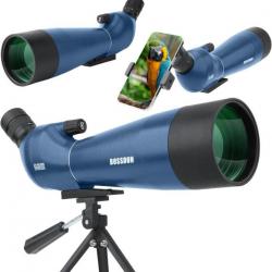 Longue-Vue 20-60x80 HD Télescope Monoculaire étanche avec Trépied pour L'observation Tir Safari