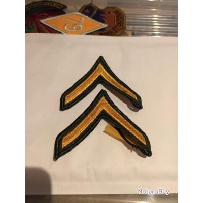 Lot de grades armée us FIRST CLASS ORIGINAL - Epaulettes - Grades ...