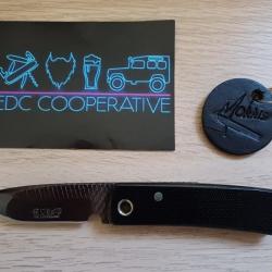 Couteaux style piemontais Collab Morris knives usa et Edc coopérative