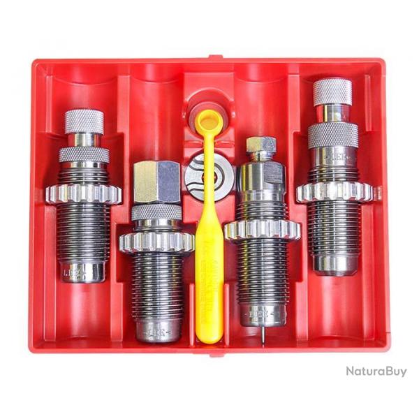 Lee Precision - Jeux d'outils avec support de douille cal.45 COLT Carbide 4-Die Set - 90967