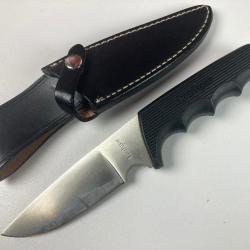 ancien couteau poignard kershaw 1034 TF by kai / japan etui cuir etat neuf