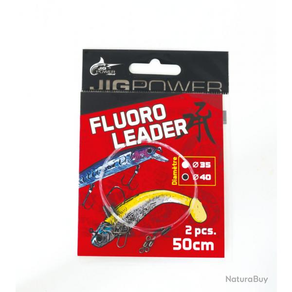 Bdl Fluoro Carbon 50Cm X2 Powerline 0.40mm