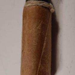24157 - RARE - Cartouche papier a balle MINIE Mod 1863 pour fusil US de marque inconnue - Cartouche