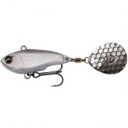 savage gear fat tail spin  5,5 cm 9 g sinking white silver