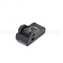 LPA BAR11WD5 Shotgun Picatinny Adjustable Rear Sight with Fiber Optic