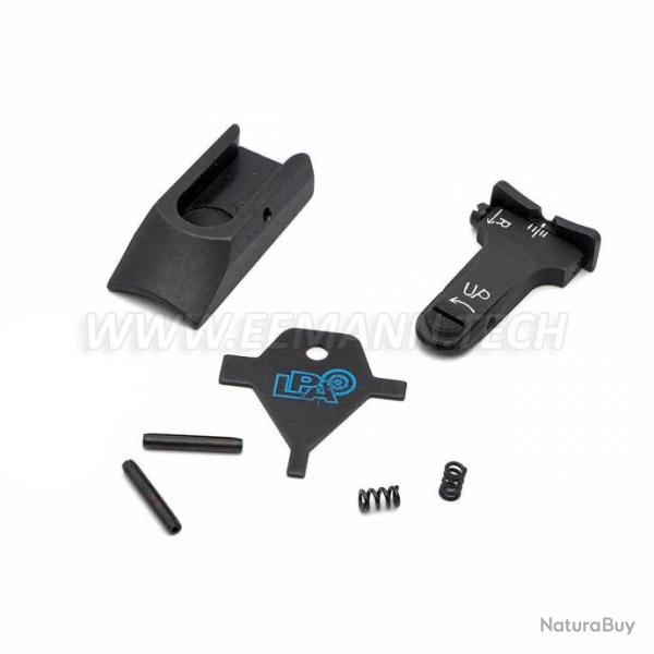 LPA BAR13 for Adjustable rear sight in windage and elevation by click screws