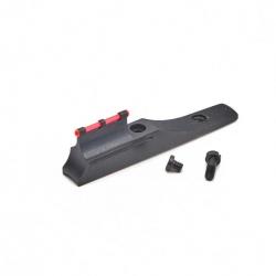LPA MC80F Integral Ramp Front Sight with Fiber Optic, Fixing: Two 6/48 Screws, Height: 16.5mm (.650)