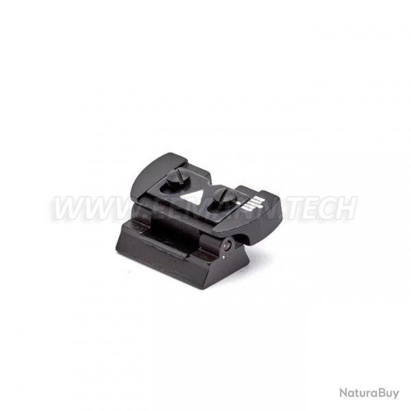 LPA TC83 Folding Rear Sight with Elevation Adjustment, Type: Blade high type