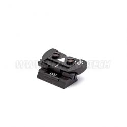 LPA TC82 Folding Rear Sight with Windage and Elevation Adjustment, Type: Blade low type