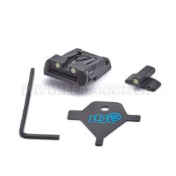 LPA SPL25BE Adjustable Sight Set for Beretta 92X