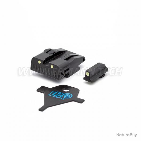 LPA SPL15WA Adjustable Sight Set for Walther P99, PPQ, PPQM2 (No calibro 22)