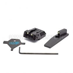 LPA SPL23RU Sight Set for Ruger Mark IV 22/45 lite