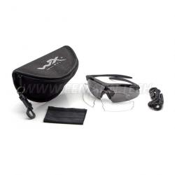 Wiley X 3501 WX VAPOR 2.5 Grey/Clear Matte Black Frame