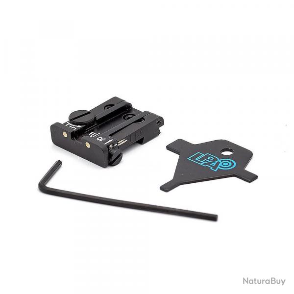 LPA TPU42SG30 Viseur arrire rglable pour Sig Sauer P226 LDC