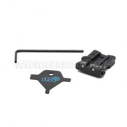 LPA TPU92BE30 Adjustable Rear Sight for Beretta 92, 96, 98, M9, Stock, Brigadier , 90Two