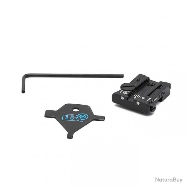 LPA TPU92BE30 Vise arrire rglable pour Beretta 92, 96, 98, M9, Stock, Brigadier, 90Two