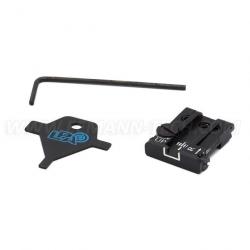 LPA TPU25SS18 Adjustable Rear Sight for Sig Sauer P/220/225/226/228/229/239, P320, SP2009, XD Spring