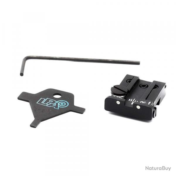 LPA TPU40MK30 Viseur arrire rglable pour Colt sries 70, 80, 90