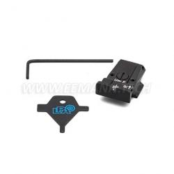 LPA TR68SW07 Adjustable Rear Sight for S&W Cal. 45 ( 3rd Gen. )