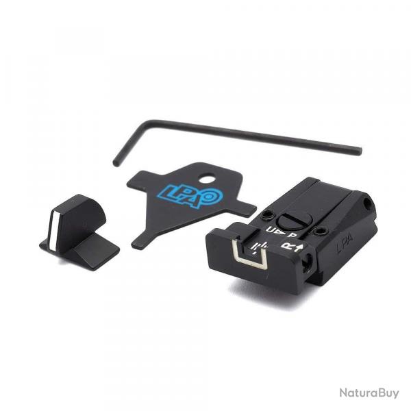 LPA SPR70P718 Ensemble de vise rglable pour H&K P7