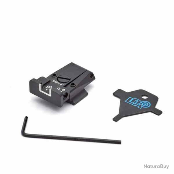 LPA TR68SW18 Vise arrire rglable pour S&W Cal. 45 ( 3e gnration )