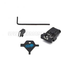 LPA SPR75CZ18 Adjustable Sight Set for CZ 75 (Stake on front sight)