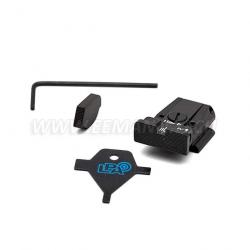 LPA SPR85RU07 Adjustable Sight Set for Ruger P85, P89