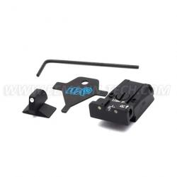 LPA SPR70P730 Adjustable Sight Set for H&K P7