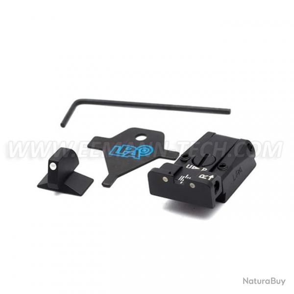 LPA SPR70P730 Adjustable Sight Set for H&K P7