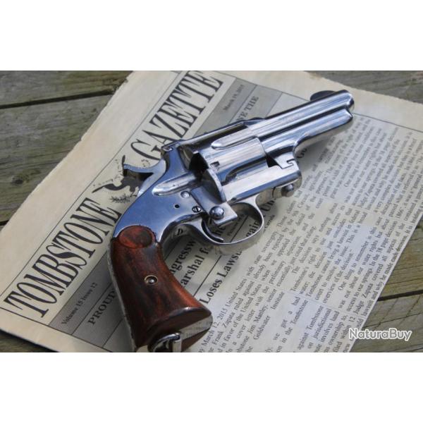 Superbe Merwin & Hulbert Nickel calibre 44/40 Winchester