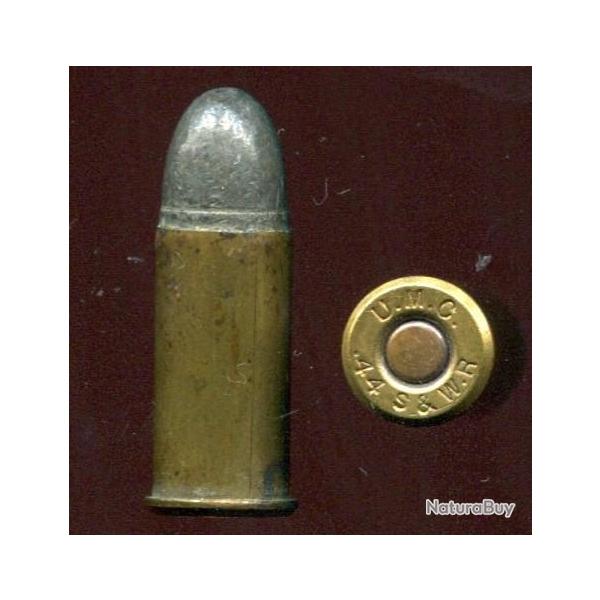 .44 S&W Russian USA - balle plomb - trs ancienne fabrication charges  poudre noire par UMC