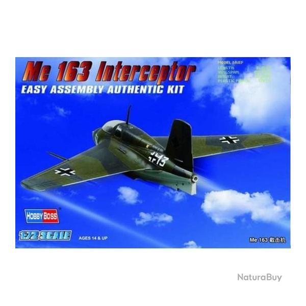 Maquette  monter - German Me 163 Interceptor 1/72 | Hobby boss (0000 1933)