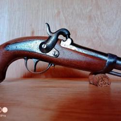 Pistolet à percussion model 1842