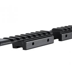 Adaptateur 2 pièces - 11mm vers rail picatinny - Hawke