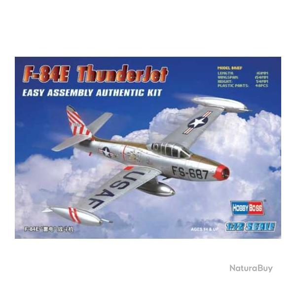 Maquette  monter - F-84E Thunderjet 1/72 | Hobby boss (0000 1937)