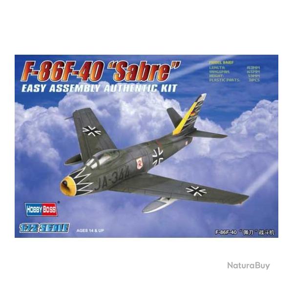 Maquette  monter - F-86F-40 Sabre 1/72 | Hobby boss (0000 1680)