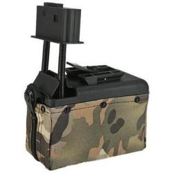 AmmoBox M249 auto 1500 Billes Multicam (Cybergun / A&K)