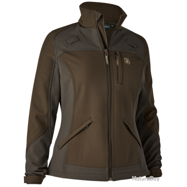 Veste softshell Roja Femme kaki DEERHUNTER