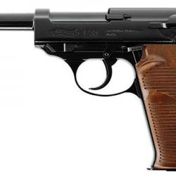 Pistolet à plomb CO2 4.5 mm BB WALTHER P38 Blowback (3 Joules max)