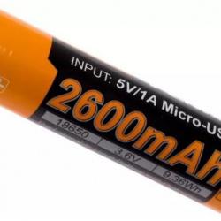 Accumulateur (batterie) Fenix ARB-L18 à 2600 mAh 3.6V